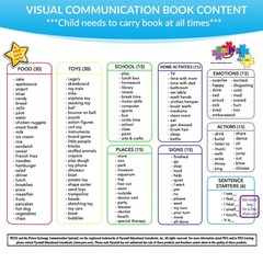 Autism Visual Communication Cards | PECS Book Style | Real Photos or Icons