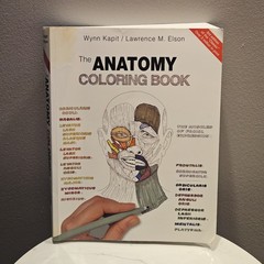 The Anatomy Coloring Book – paperback Kapit, Wynn|Elson, Lawrence M. Pre-owned