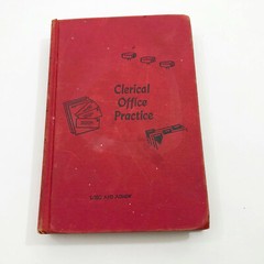 Clerical Office Practice Loso & Agnew 1950 First Edition 504 pages Hardback