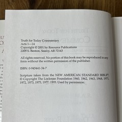 Truth For Today Commentary Acts 1-28 by David L Roper Lot of 2 Volume Set