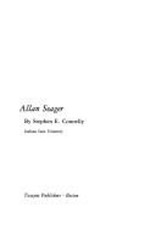 Allan Seager Library Binding Stephen E. Connelly