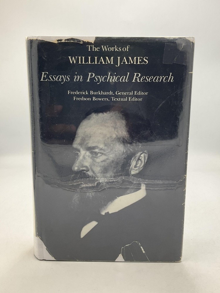 Essays In Psychical Research William James Harvard HC DJ Black 1986 USA