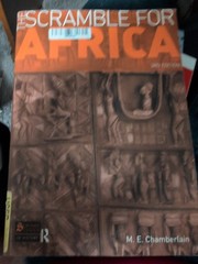 Seminar Studies: Scramble for Africa by M. E. Chamberlain (2010)