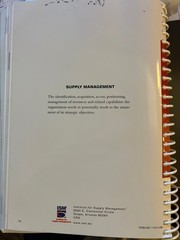 ISM CPSM Certified Professional Supply Management (3) Study Guides 1-3