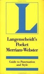 Langenscheidt’s Merriam-Webster Pocket – paperback, Langenscheidt, 9780887292187