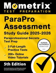 Parapro Assessment Study Guide 2025-2026 – 3 Full-Length Practice Test Paperback
