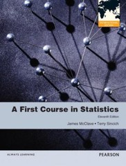 First Course in Statistics by Terry Sincich and James T. McClave (CD-ROM /…