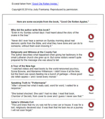 GOOD OL ROTTEN APPLES | JUDY FRANKAMP | CHICK PUBLICATION