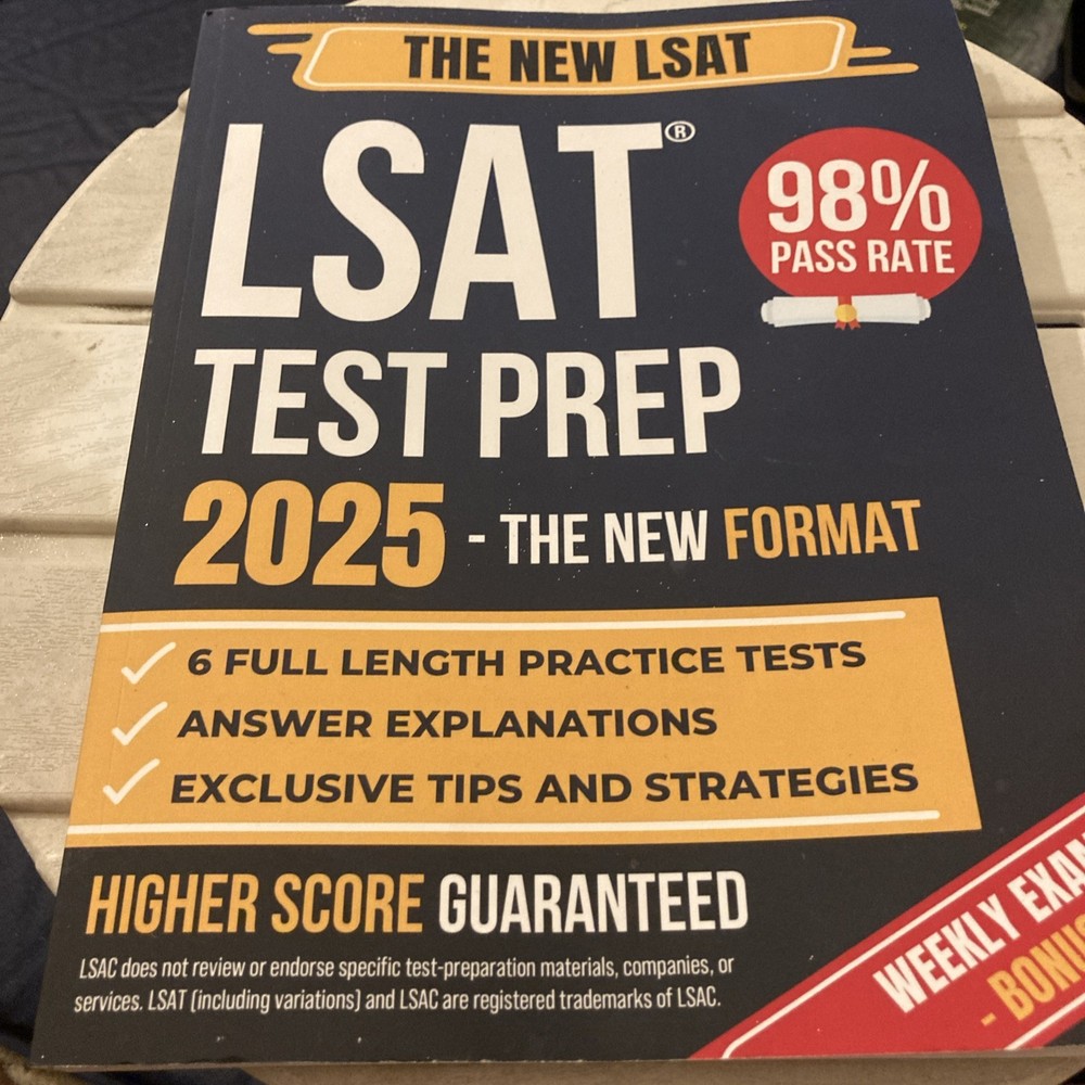 LSAT Test Prep 2025 Book The NEW Format Full practice test unused