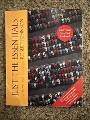 Just the Essentials of Elementary Statistics by Robert R. Johnson (1994,…
