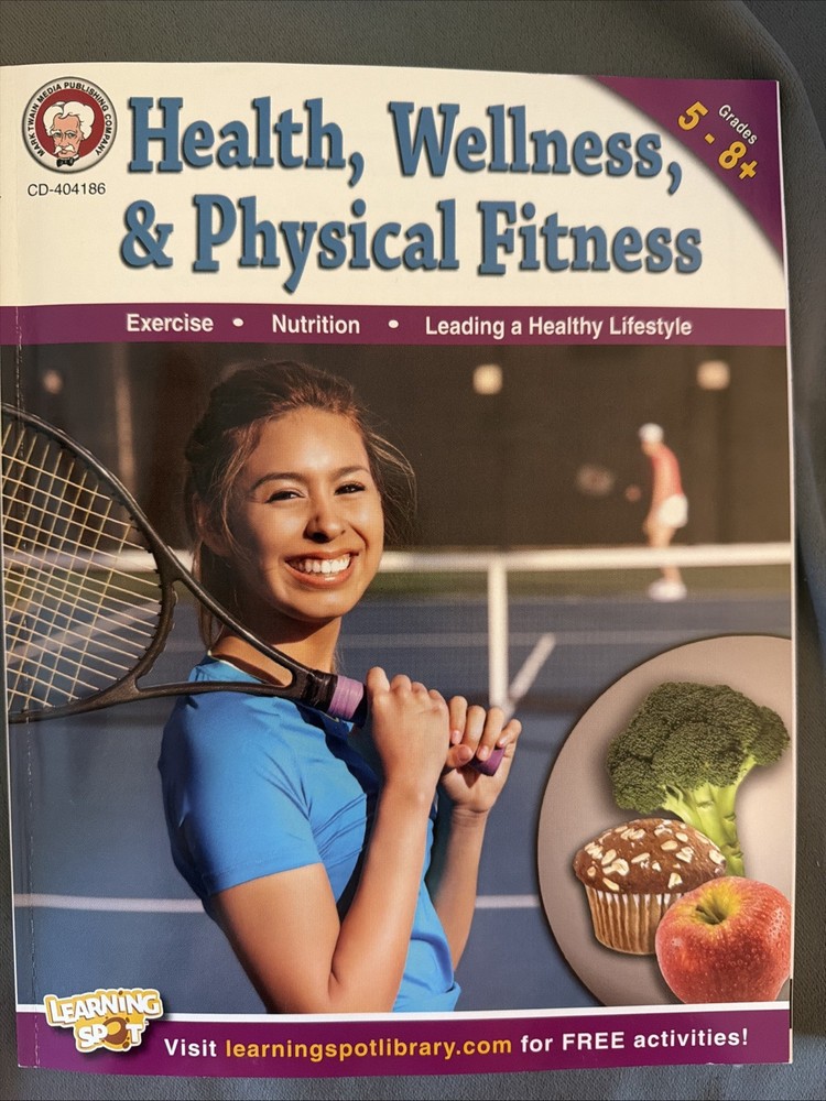 Carson-Dellosa Health, Wellness, & Physical Fitness Workbook, Gr 5-8, CD-404186