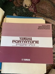 Yamaha PSR-70 Instruction Manual: 36 Pages