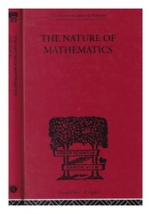 Black, Max (1909-1988) The nature of mathematics : a critical survey / Max Black