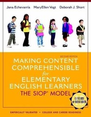 Making Content Comprehensible – Paperback, by Echevarria Jana; Vogt – Very Good