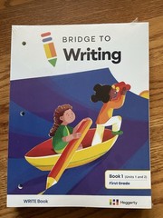 Heggerty Bridge to Writing Write Book 1 1st Grade Units 1 & 2