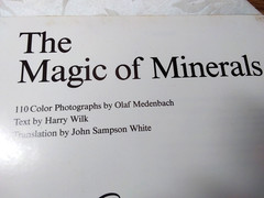 Rock identification book The Magic of Minerals 110 photos color large 196 pgs hb