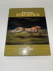 ELEMENTARY STATISTICS Compact Disc By Neil A. Weiss Includes Book and Disc