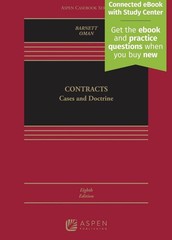 CONNECTED EBOOK ONLY- Contracts: Cases and Doctrine 8th Edition 9798892074100