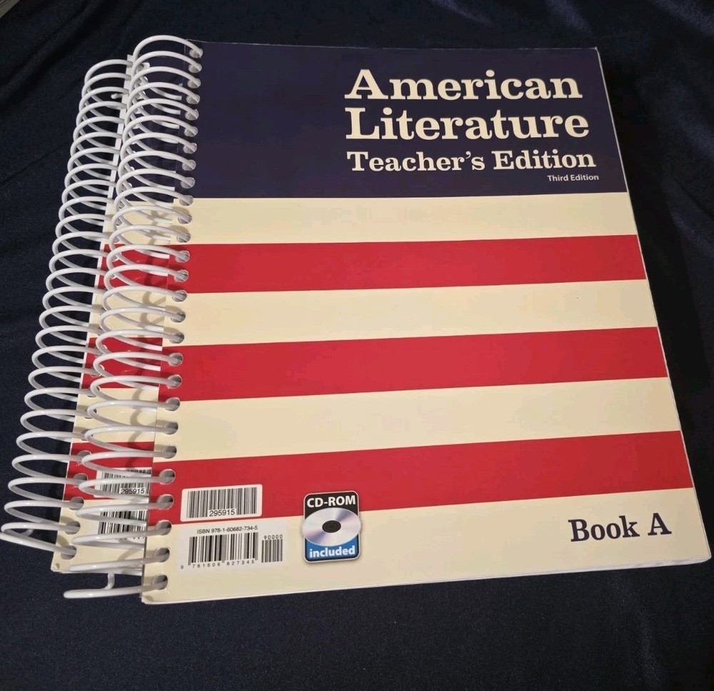 BJU American Literature Teacher’s Edition With CD 3rd Edition Bob Jones Press