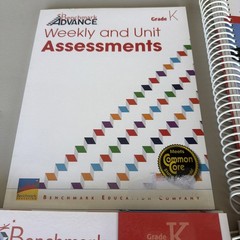 Benchmark Advance: Grade K, Teacher’s Resource System Units 1-10 California Ed
