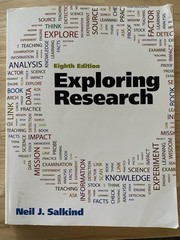 Exploring Research, Neil J. Salkind (8e)