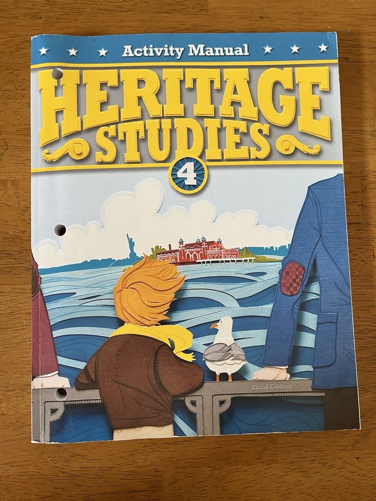 BJU Press Heritage Studies 4 Activity Manual & Student Tests 3rd Edition PB