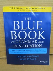 Blue Book Grammar Punctuation Kaufman Straus 2021 12th Ed Best-Selling Guide