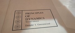 Principles of Dynamics 2nd Edition book donald greenwood