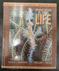 Principles of Life Instructor’s Edition Hillis Sadava Biology Textbook NEW