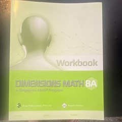 Singapore Math Dimensions Math 8A Workbook English Middle School Math