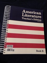 BJU American Literature Teacher’s Edition With CD 3rd Edition Bob Jones Press