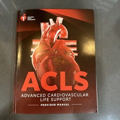 ACLS Advanced Cardiovascular Life Support Provider Manual 2025 Ed 9781684722952