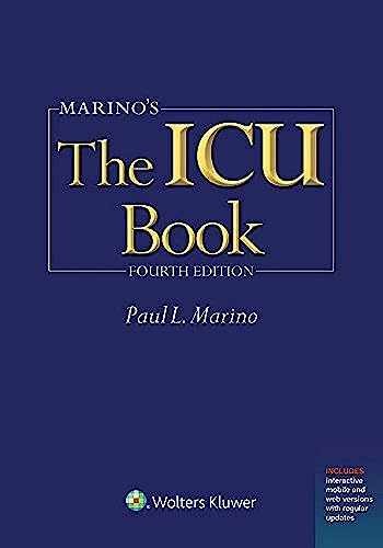 Marino’s The ICU Book: Print – Paperback, by Paul L. Marino MD PhD – Very Good