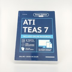 ATI TEAS 7 Study Guide Smart Edition 5th Ed Online + Book (d42)