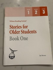 Wilson Reading System Stories for Older Students Book 1, Book 2 and Book 3