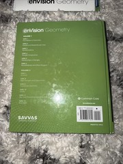 Pearson enVision Geometry Teacher’s Edition Vol 1 & Program Overview