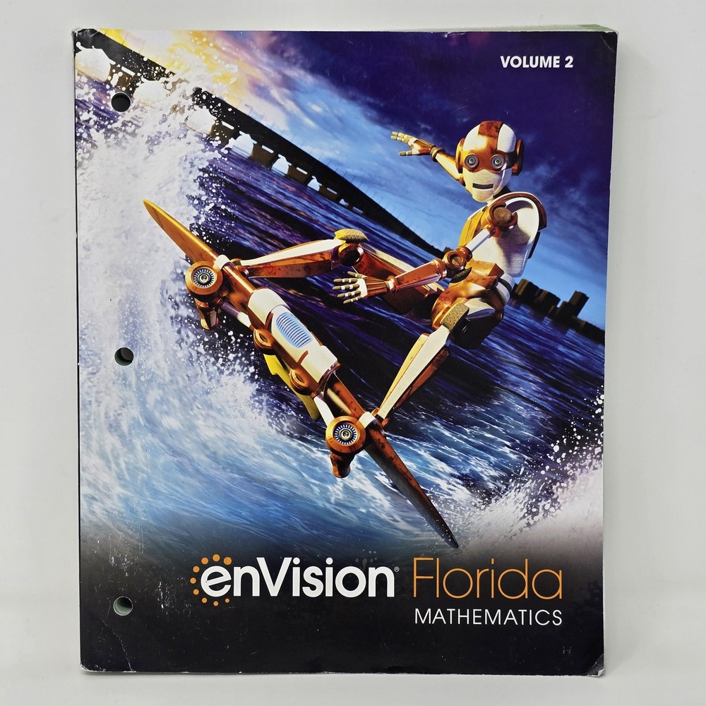 Pearson EnVision Florida Mathematics Grade 6 Advanced Vol 1 and 2 Workbooks