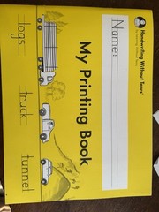 My printing book By learning Without tears. New not written in. Handwriting