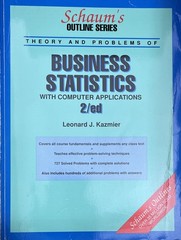 Schaum’s Outline Series Theory and Problems of Business Statistics Paperback