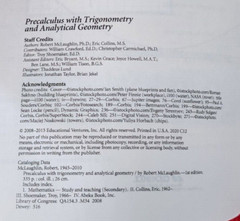 Abeka A Beka Book PRECALCULUS with Trigonometry and Analytical Geometry 11579713