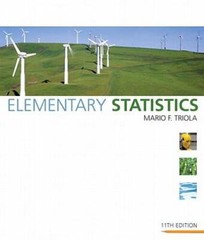 Elementary Statistics (11th Edition) – Hardcover By Triola, Mario F. – VERY GOOD