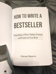 Book,New “How To Write A Bestseller” Vikrant Shaurya