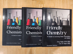 Friendly Chemistry Teacher Edition Vol 1 & 2, and Annotated Solutions