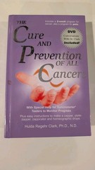 SIGNED Hulda Clark The Cure and Prevention of All Cancers HARDCOVER Book + DVD
