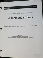 Mathematical Ideas by Charles Miller Second Edition