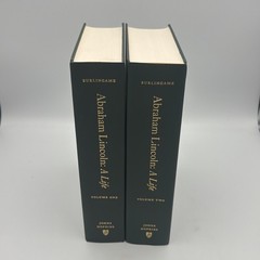 Abraham Lincoln A Life Michael Burlingame 2 Vol Hardcover Set Slipcase Bio