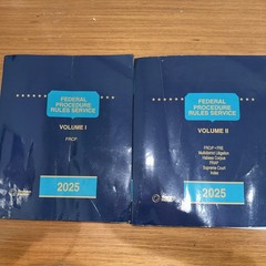 Federal Procedure: Rules Service 2025 Edition – 2 Volume Set – Thomson Reuters