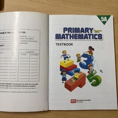 Lot 4 Marshall Cavendish Primary Mathematics 5A 5B Textbook + Instructor’s Guide