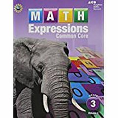 Student Activity Book, Volume 2 (Softcover) Grade 3 (Math Expressions) by Hought