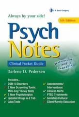 PsychNotes : Clinical Pocket Guide by Darlene D. Pedersen (2017, Spiral, Revised